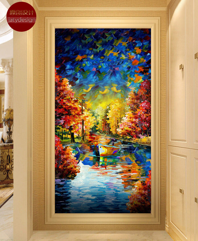 3D Maple River WG154 Wall Murals