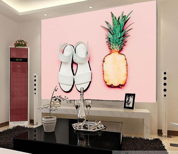 3D Pineapple Slippers 115 Wallpaper AJ Wallpaper 