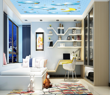 Cartoon Moon Cloud 135 Wallpaper AJ Wallpaper 