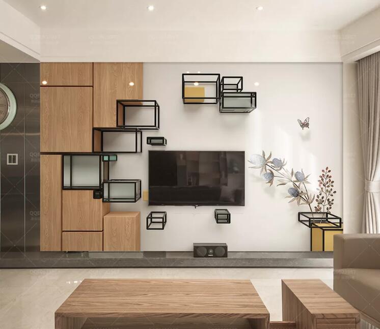 3D Modern Black WC144 Wall Murals