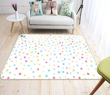 3D Colored Dots 004 Non Slip Rug Mat Mat AJ Creativity Home 