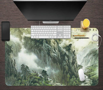 3D Steep Mountains 104 Desk Mat Mat AJ Creativity Home 