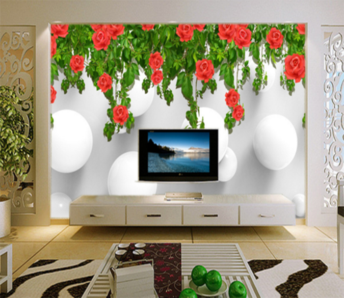 3D Round Flower 237 Wallpaper AJ Wallpaper 