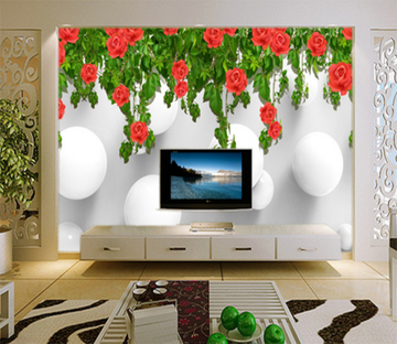 3D Round Flower 237 Wallpaper AJ Wallpaper 