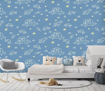 3D Rocket Ship 058 Wallpaper AJ Wallpaper 