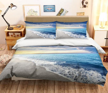 3D Sunset Clouds Sea 166 Bed Pillowcases Quilt Wallpaper AJ Wallpaper 