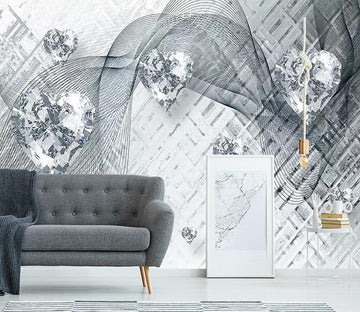3D Love Crystal 259 Wallpaper AJ Wallpaper 