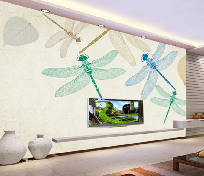 3D Large Dragonfly 204 Wallpaper AJ Wallpaper 