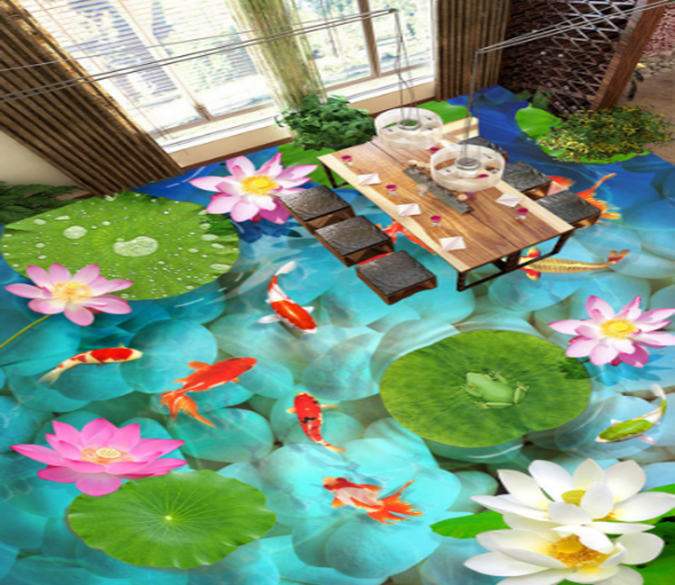 3D Hawthorn 133 Floor Mural Wallpaper AJ Wallpaper 2 