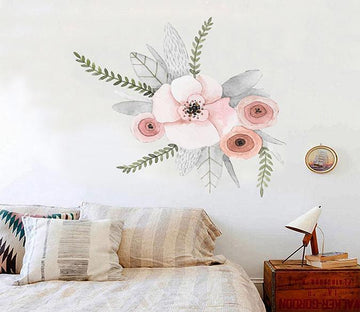 3D Hand Painted Blooming Flower 267 Wall Stickers Wallpaper AJ Wallpaper 