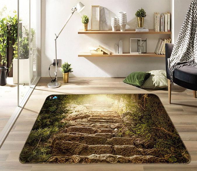 3D Stone Staircase 710 Non Slip Rug Mat Mat AJ Creativity Home 