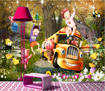 3D Car Pig 215 Wallpaper AJ Wallpaper 