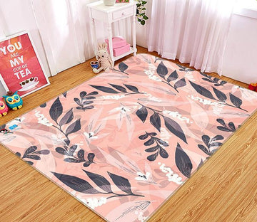 3D Leaves Falling 017 Non Slip Rug Mat Mat AJ Creativity Home 