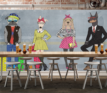 3D Dog Head 157 Wallpaper AJ Wallpaper 