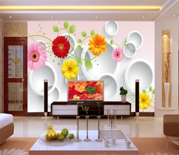 3D Color Chrysanthemum 089 Wallpaper AJ Wallpaper 