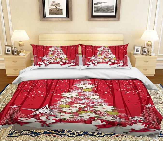 3D Christmas Decoration 190 Bed Pillowcases Quilt Wallpaper AJ Wallpaper 