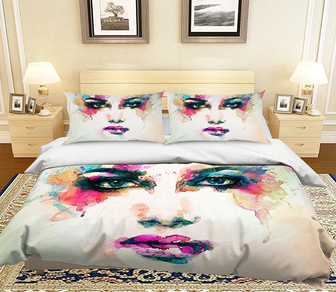 3D Painting Girl 087 Bed Pillowcases Quilt Wallpaper AJ Wallpaper 