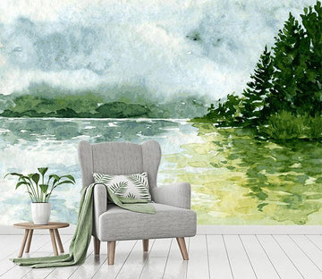 3D Lake Surface 054 Wallpaper AJ Wallpaper 