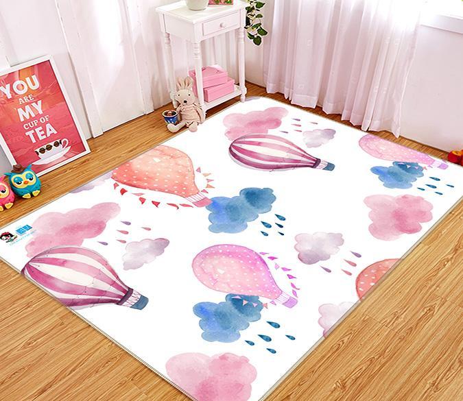 3D Painting Balloon 074 Non Slip Rug Mat Mat AJ Creativity Home 