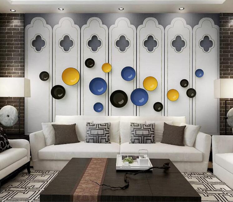 3D Color Plate WC157 Wall Murals