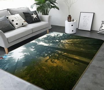 3D Tall Tree 329 Non Slip Rug Mat Mat AJ Creativity Home 