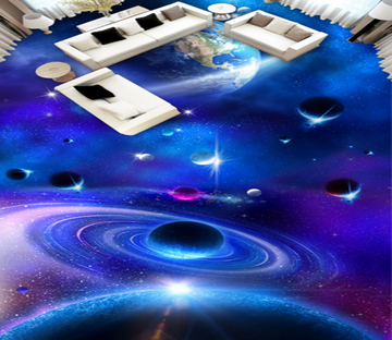 3D Starry Sky 025 Floor Mural Wallpaper AJ Wallpaper 2 