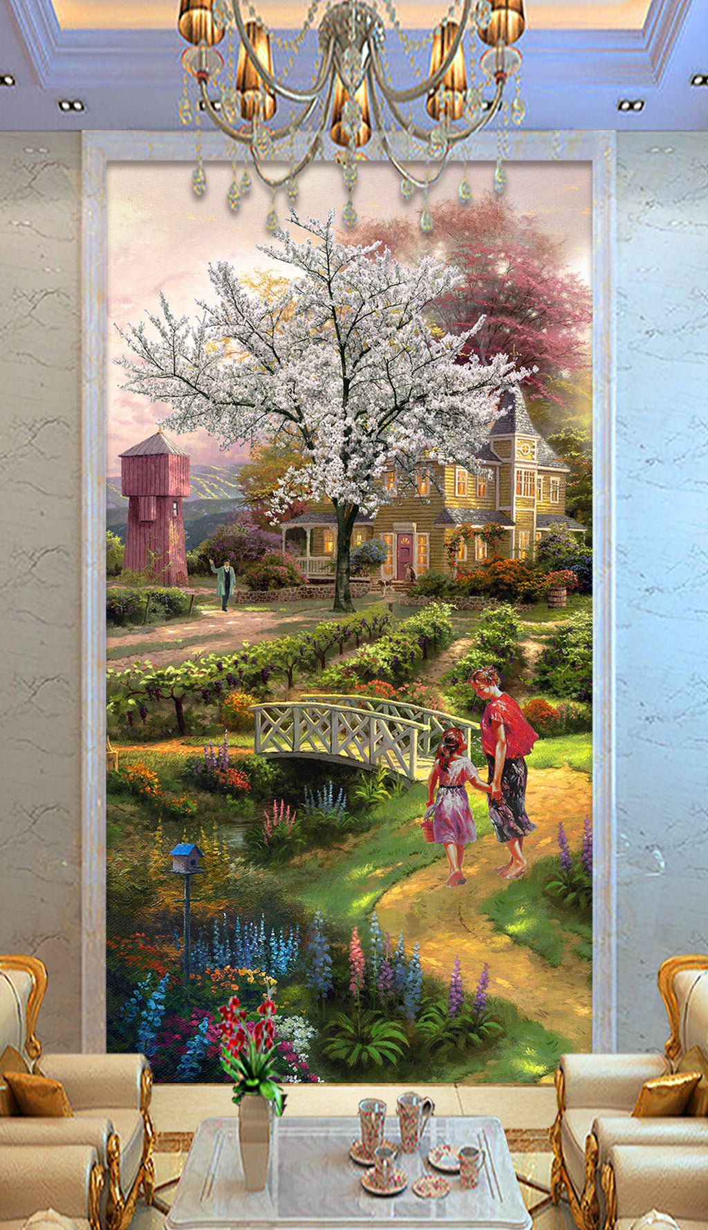 3D Country House WG170 Wall Murals