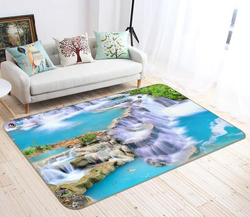 3D River Stone 583 Non Slip Rug Mat Mat AJ Creativity Home 