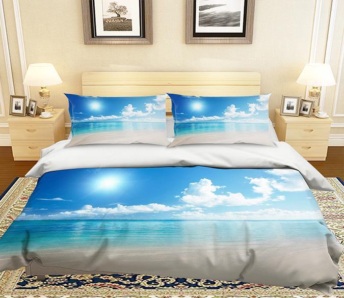 3D Calm Seaside 089 Bed Pillowcases Quilt Wallpaper AJ Wallpaper 