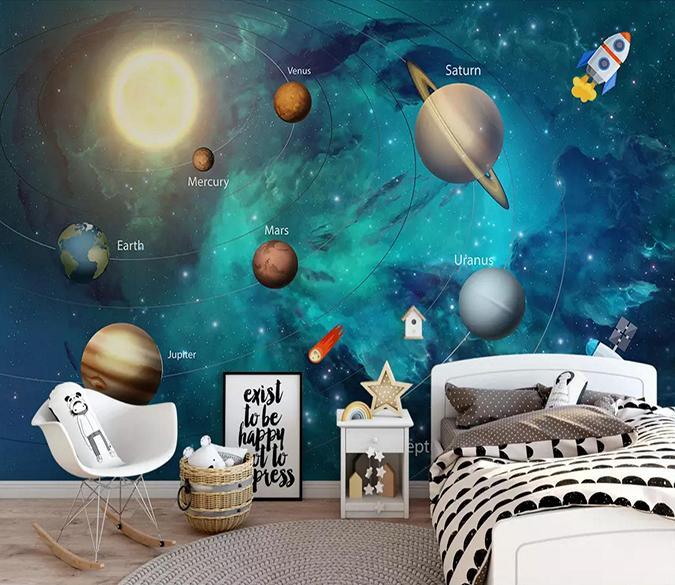 3D Planetary Rocket 067 Wallpaper AJ Wallpaper 