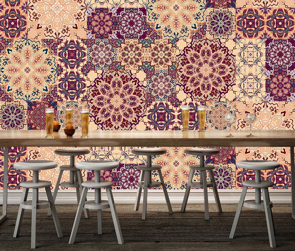 3D Petal Pattern WC044 Wall Murals