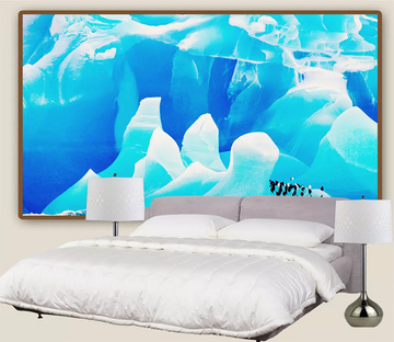 3D Iceberg Penguin 1193 Wallpaper AJ Wallpaper 2 