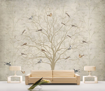 3D Tree Bird Staying 739 Wallpaper AJ Wallpaper 2 