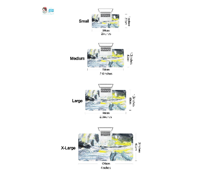 3D Ice Cream 003 Desk Mat Mat AJ Creativity Home 