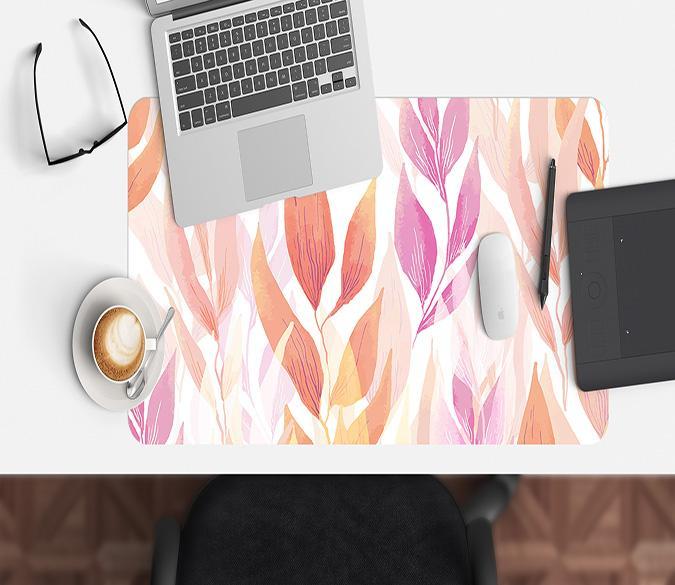 3D Flower Pattern 075 Desk Mat Mat AJ Creativity Home 