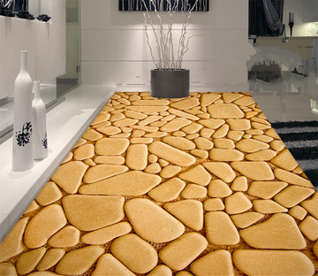 3D Flat Stone 174 Floor Mural Wallpaper AJ Wallpaper 2 
