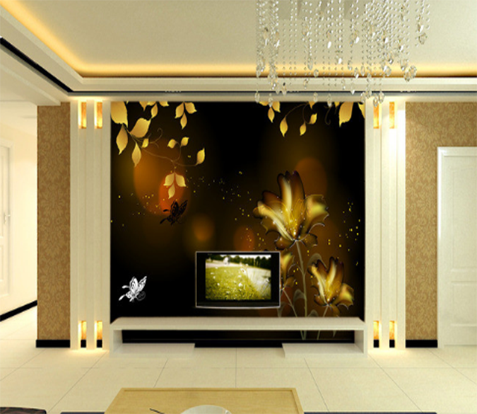 3D Dreamy Butterfly 038 Wallpaper AJ Wallpaper 