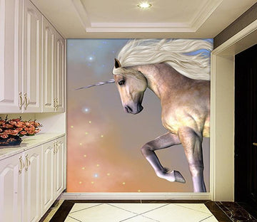 3D Half-Length Unicorn 350 Wallpaper AJ Wallpaper 