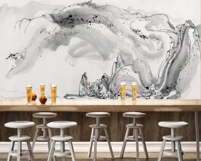 3D Chinese Painting WG801 Wall Murals