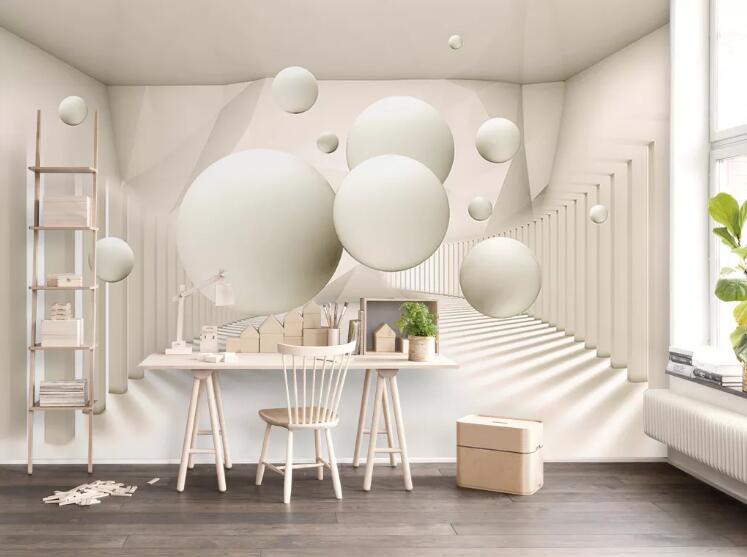 3D Circle Ball WG647 Wall Murals