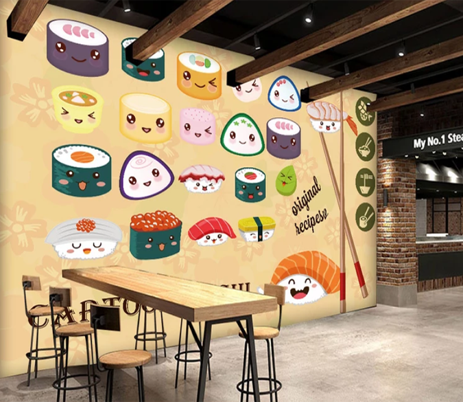 3D Cute Sushi 953 Wallpaper AJ Wallpaper 2 