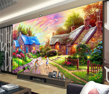 3D Small Yard 367 Wallpaper AJ Wallpaper 