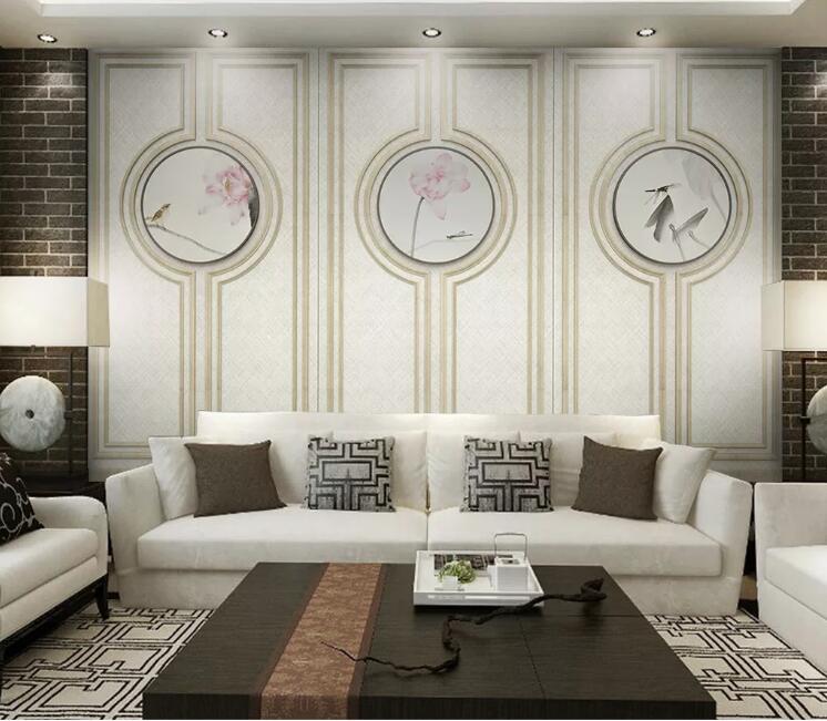 3D Flowers Birds WC178 Wall Murals