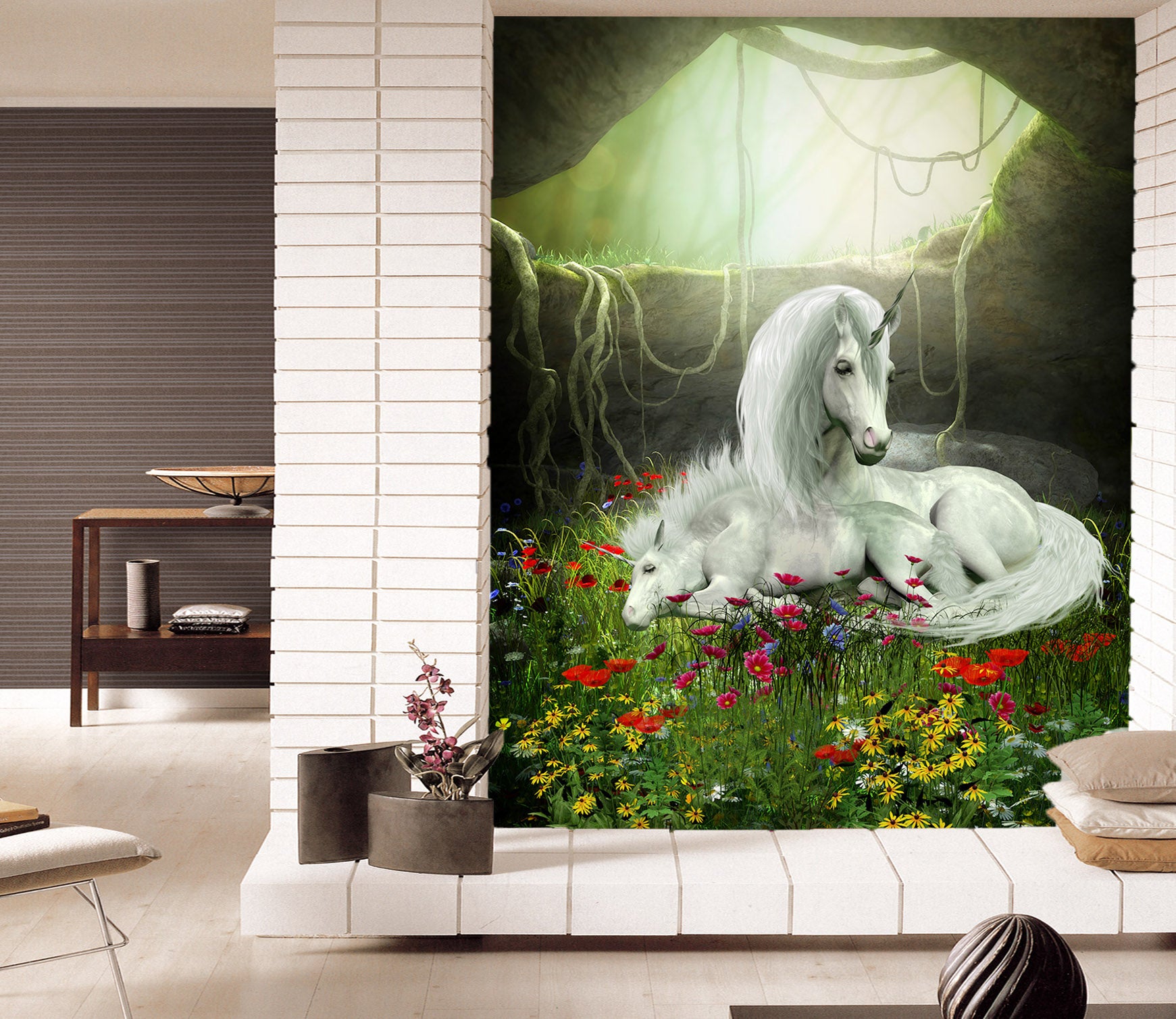3D Prairie Horse 1614 Wall Murals