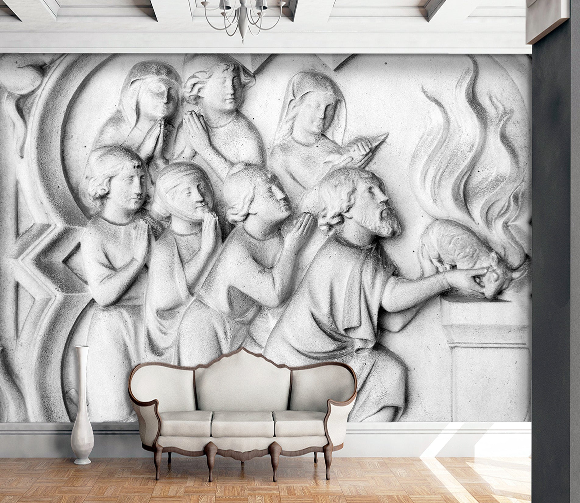 3D Lady Figure 1533 Wall Murals