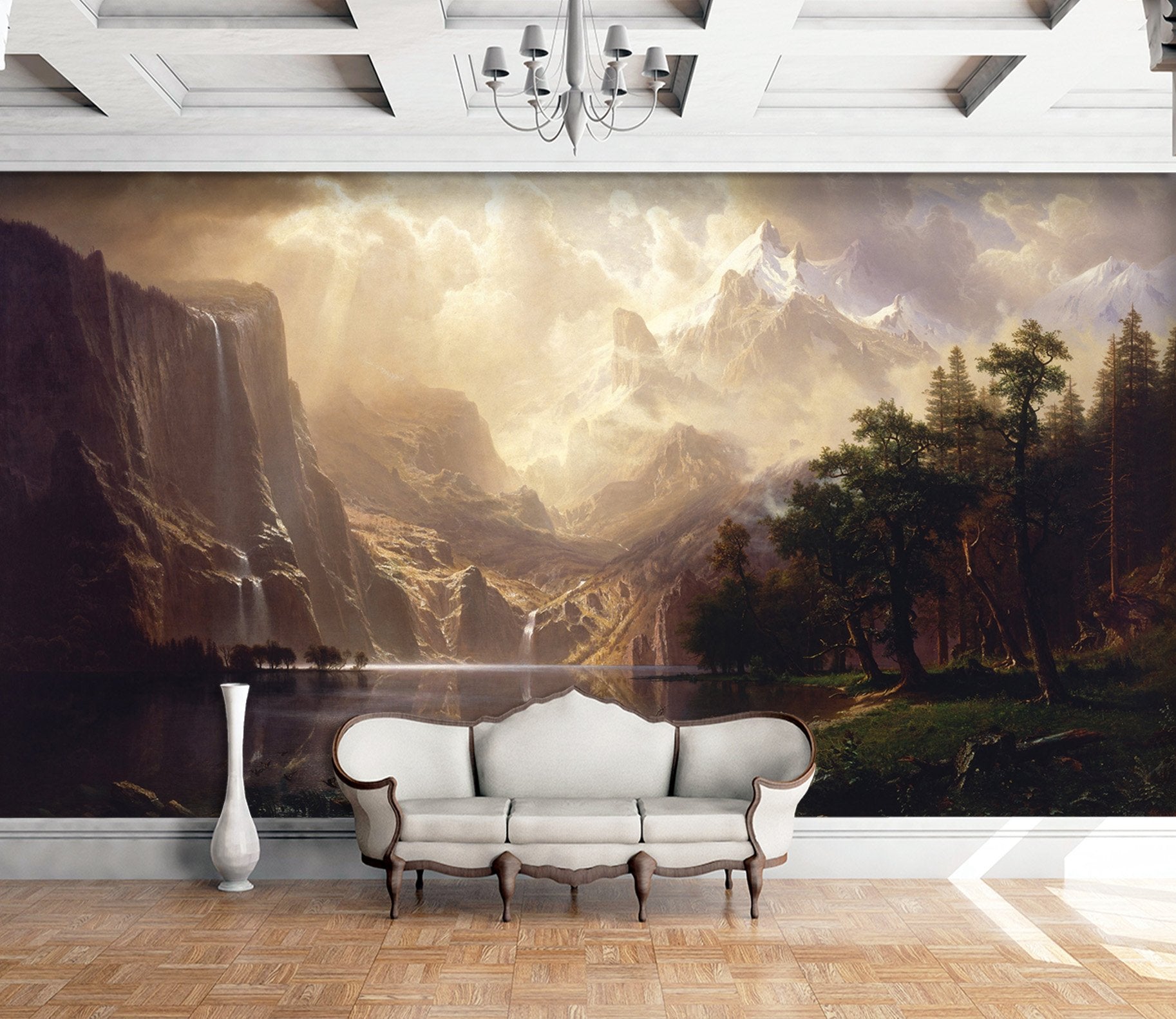 3D Looming Mountains 138 Wallpaper AJ Wallpaper 