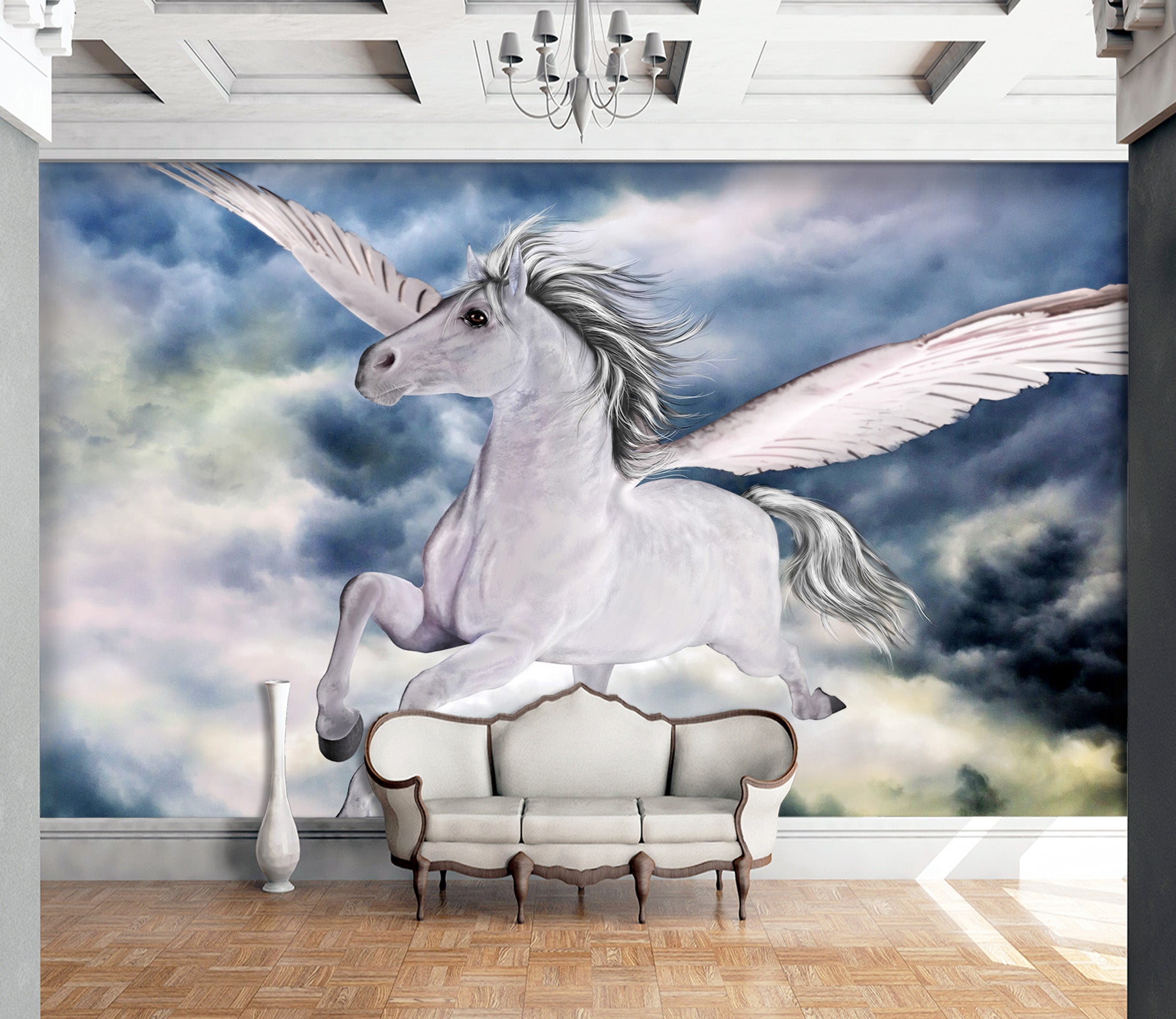 3D Unicorn Wings 1522 Wall Murals