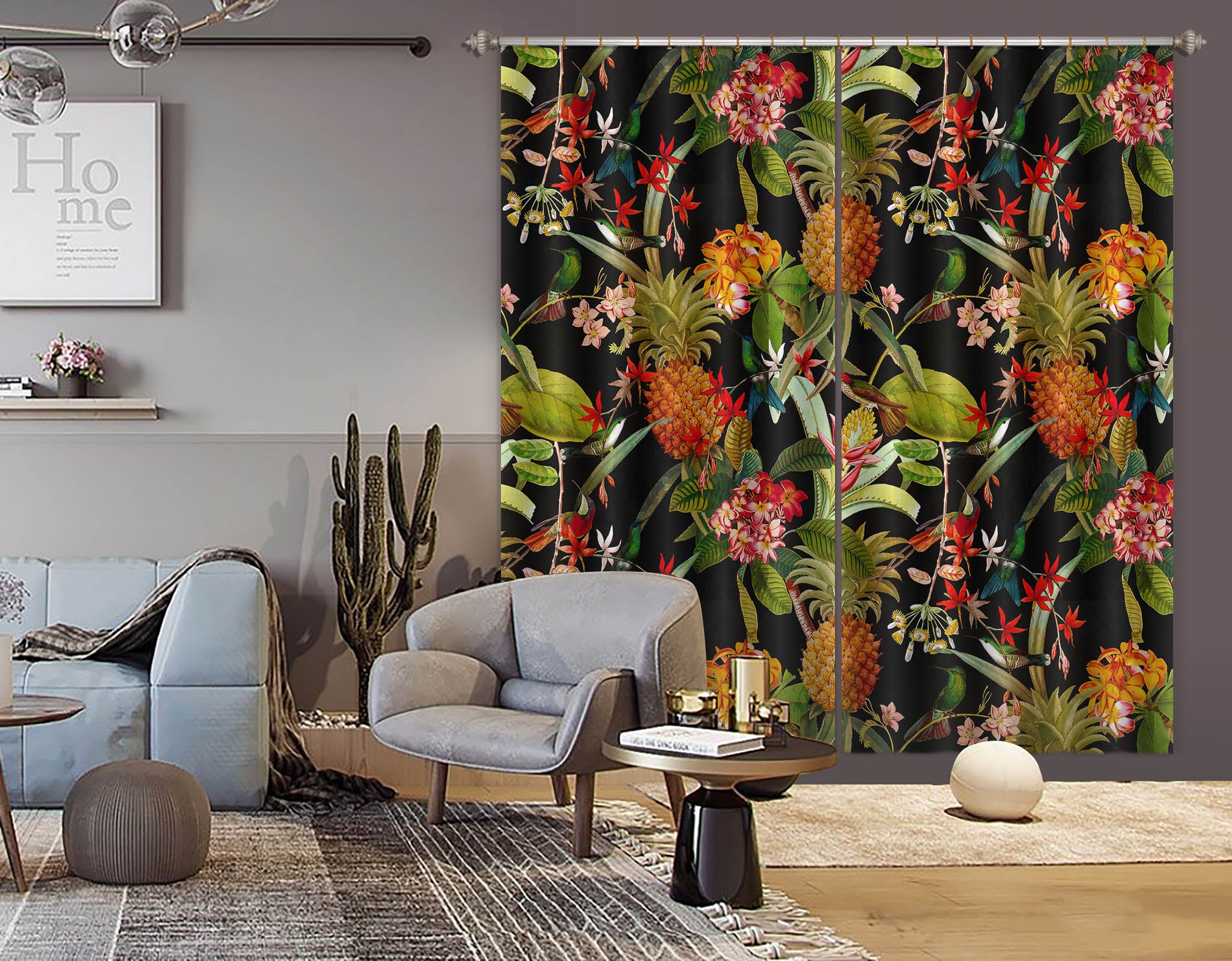 3D Bumper Fruit 161 Uta Naumann Curtain Curtains Drapes