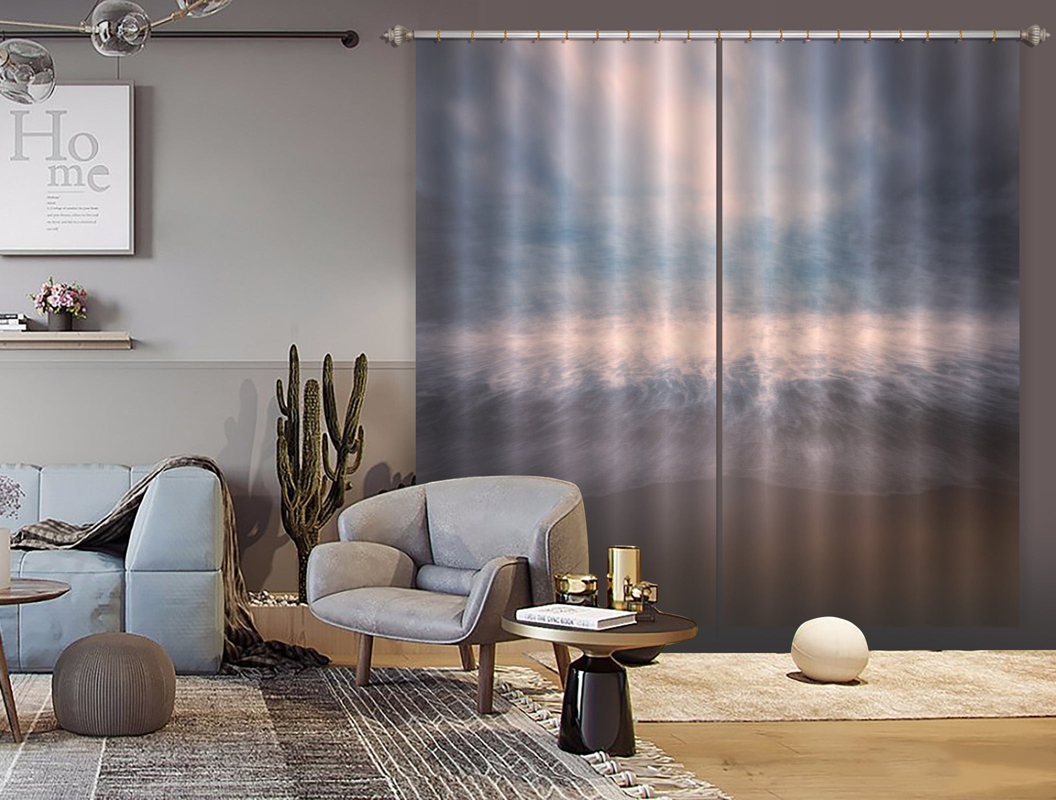 3D Desert Storm 121 Marco Carmassi Curtain Curtains Drapes
