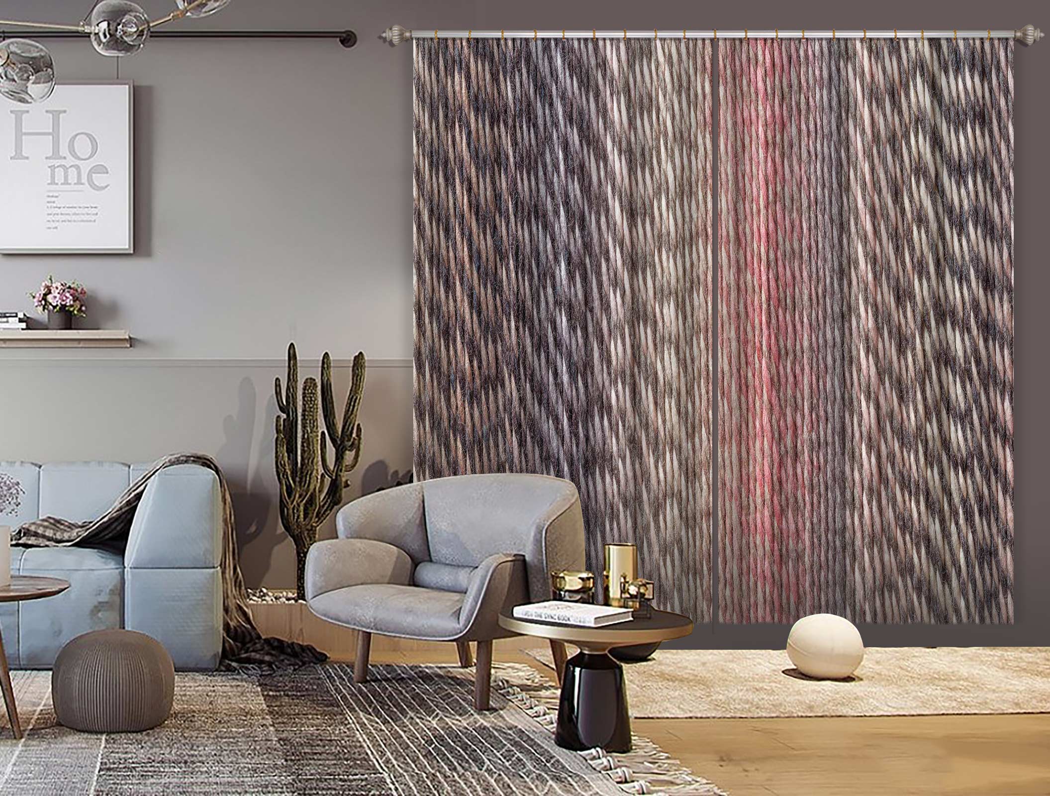 3D Color Texture 6578 Assaf Frank Curtain Curtains Drapes